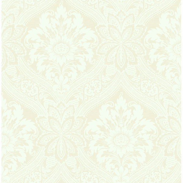 Charlton Home® Atacan Damask Wallpaper Wayfair